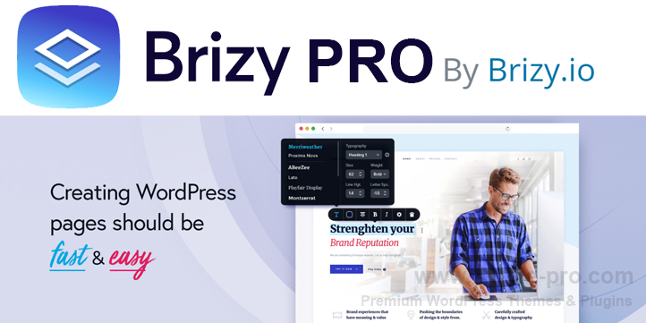 Brizy Pro WordPress Page Builder Plugin - Themepro