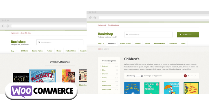 Bookshop Storefront Woocommerce Theme Themepro